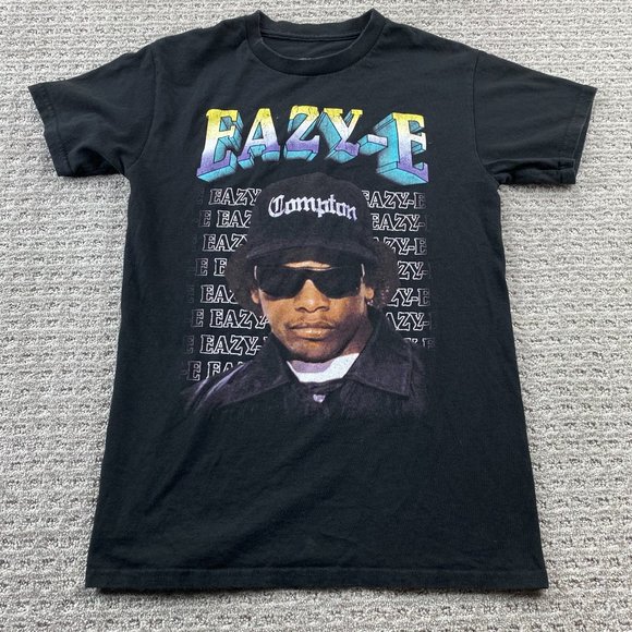 EAZY-E Shirt Men Small S Black Compton Ruthless NWA Rap Hip Hop Old School Tee - Picture 1 of 7